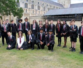 Hethersett outside cathedral 2